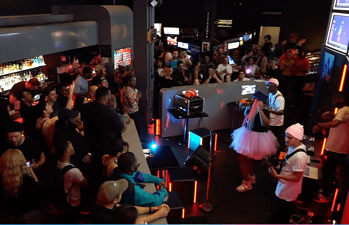 Momoland event — live crowd